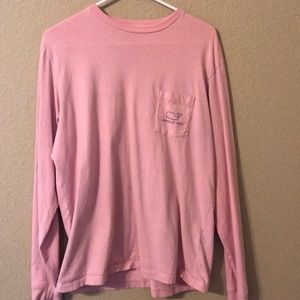 men’s pink VV tee